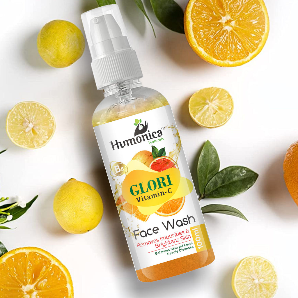 Humonica Naturals Vitamin C Face Wash for Glowing Skin & Dark Spot Care