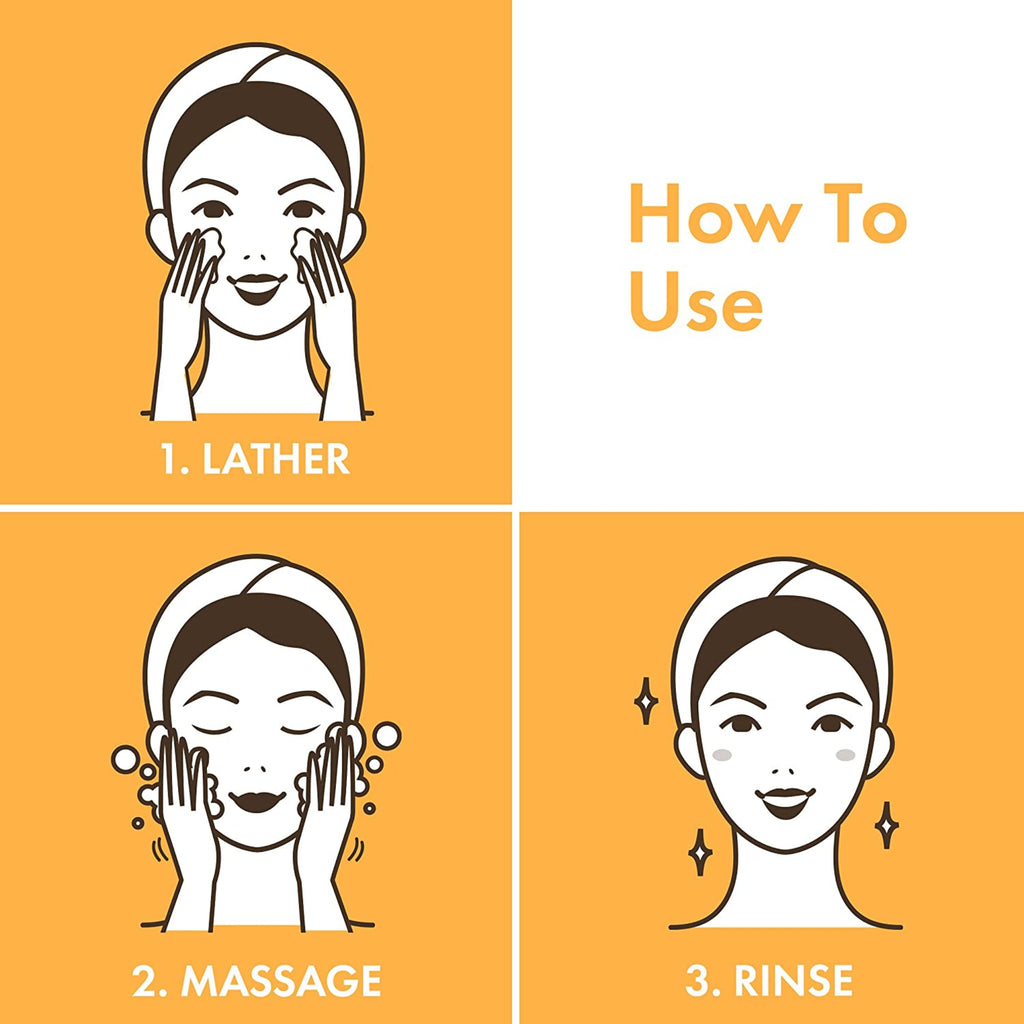 Humonica Naturals Vitamin C Face Wash for Glowing Skin & Dark Spot Care-Combo  of 3 Pcs