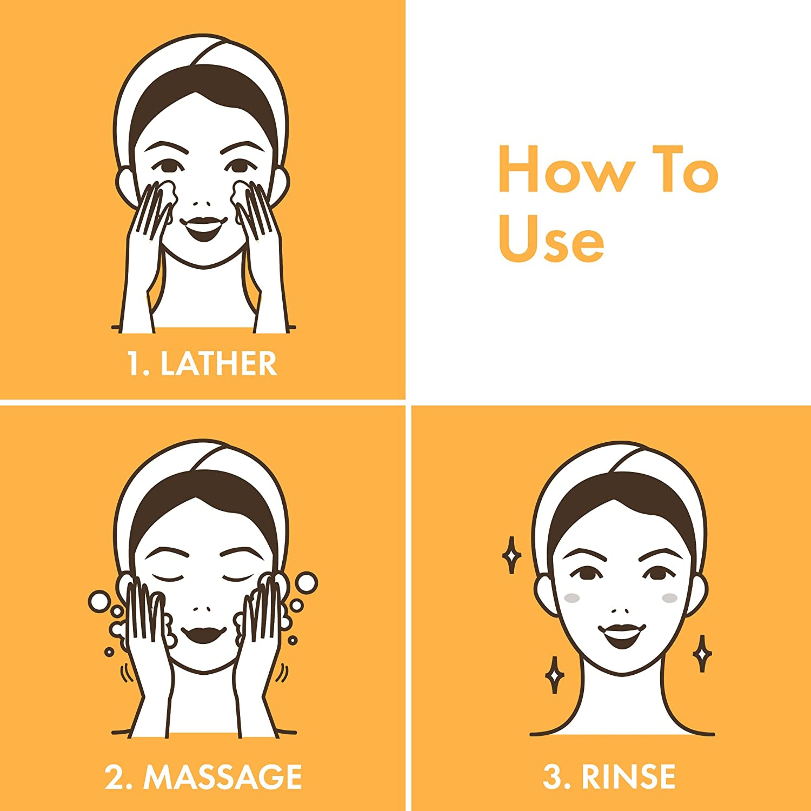 Humonica Naturals Vitamin C Face Wash for Glowing Skin & Dark Spot Care-Combo  of 3 Pcs