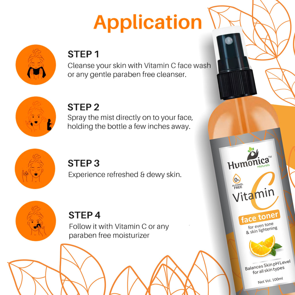 Humonica Naturals Vitamin C Face Toner – Brightening & Skin Balancing