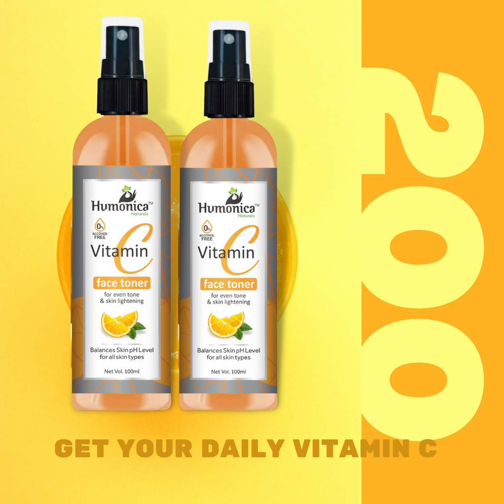 Humonica Naturals Vitamin C Face Toner – Brightening & Skin Balancing-Combo of 3 Pcs